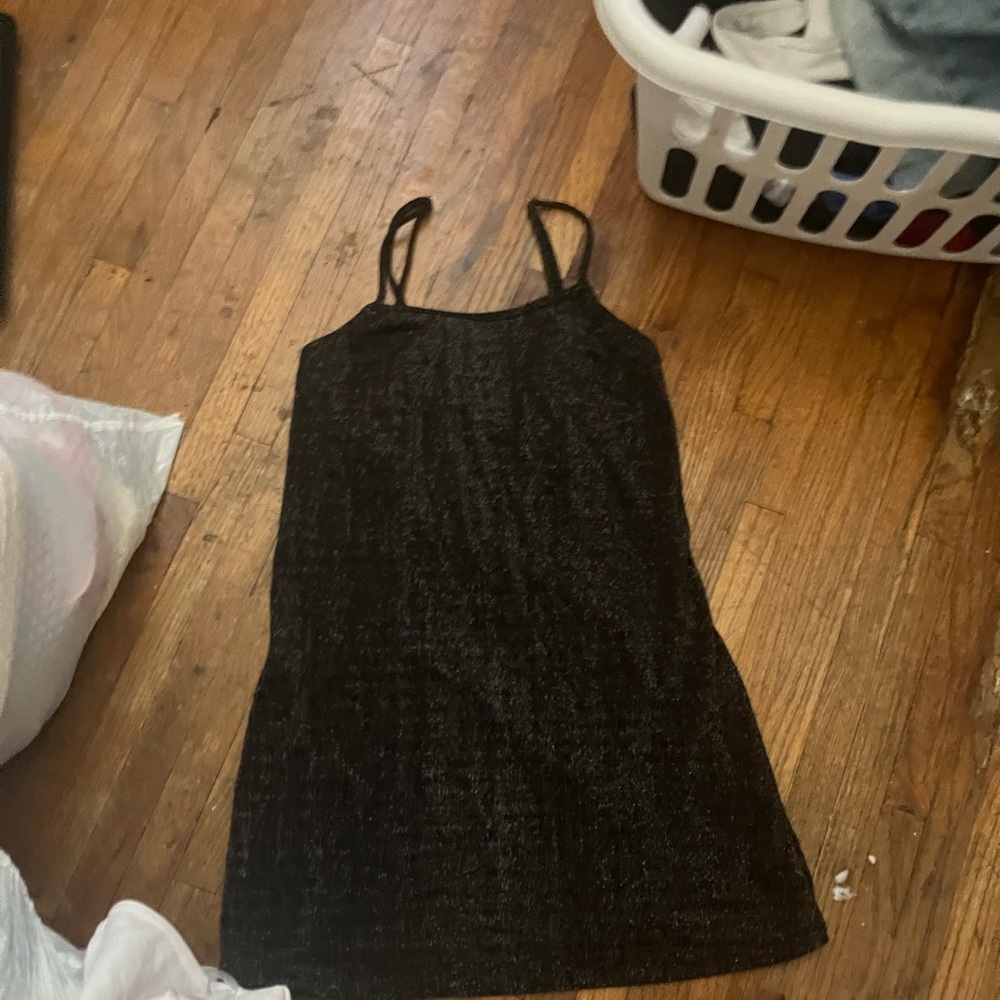 Brandy Melville Shimmering Black Top